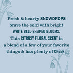 Snowdrop Plug In Scented Oil Warmer With Refill - Home Fragrance