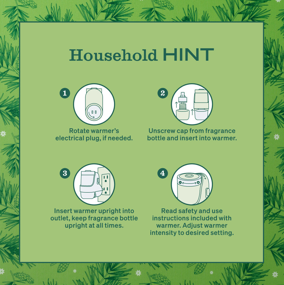 Iowa Pine Plug In Scented Oil Refill, 2-Pack - Home Fragrance