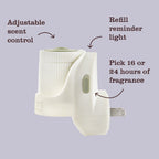 Dandelion Plug In Scented Oil Warmer With Refill - Home Fragrance