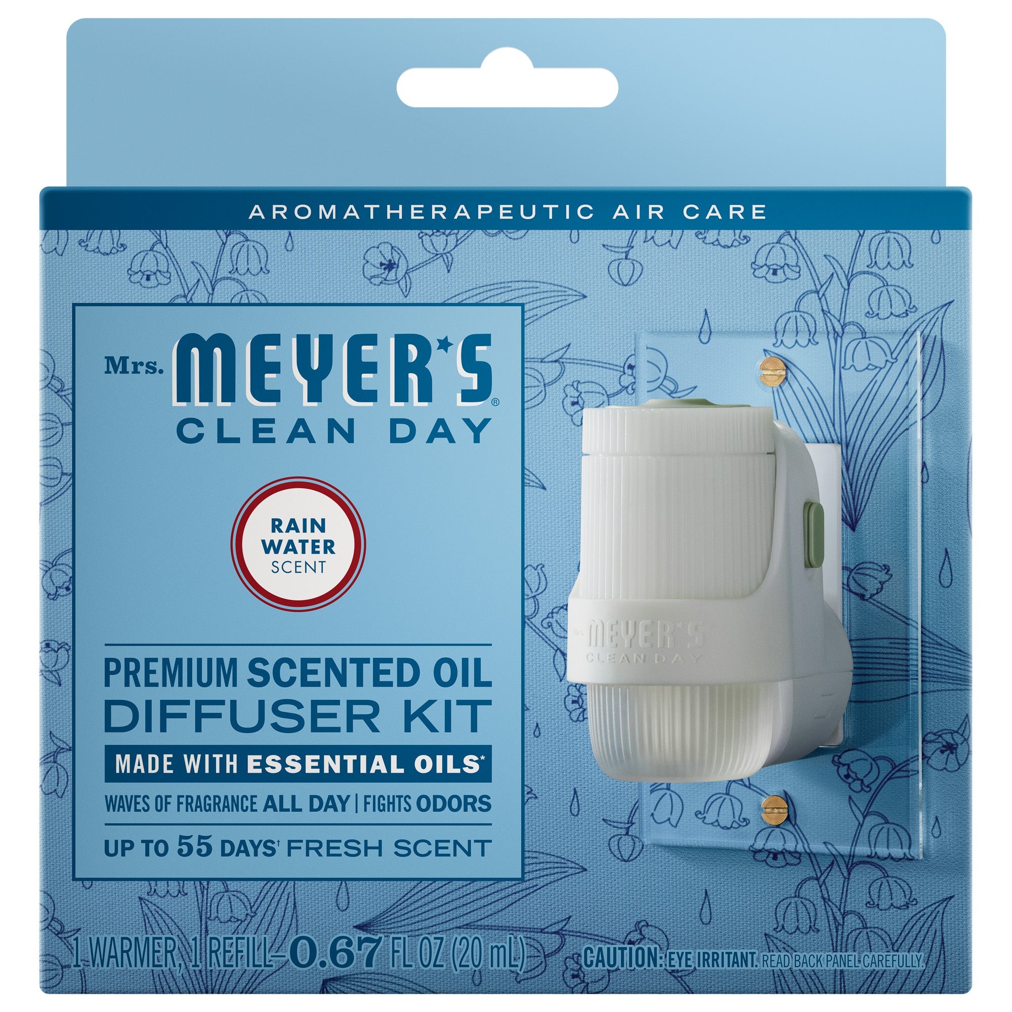 Rain Water Plug In Scented Oil Warmer With Refill - Home Fragrance