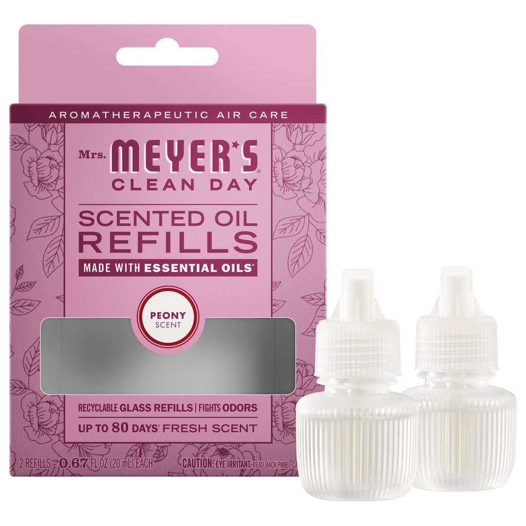 Peony Plug In Scented Oil Refill, 2-Pack - Home Fragrance