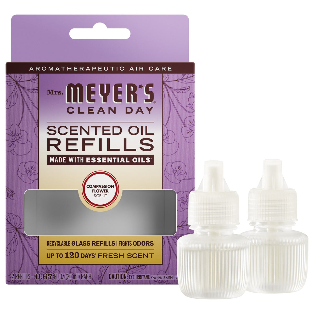 Compassion Flower Plug In Scented Oil Refill, 2-Pack - Home Fragrance