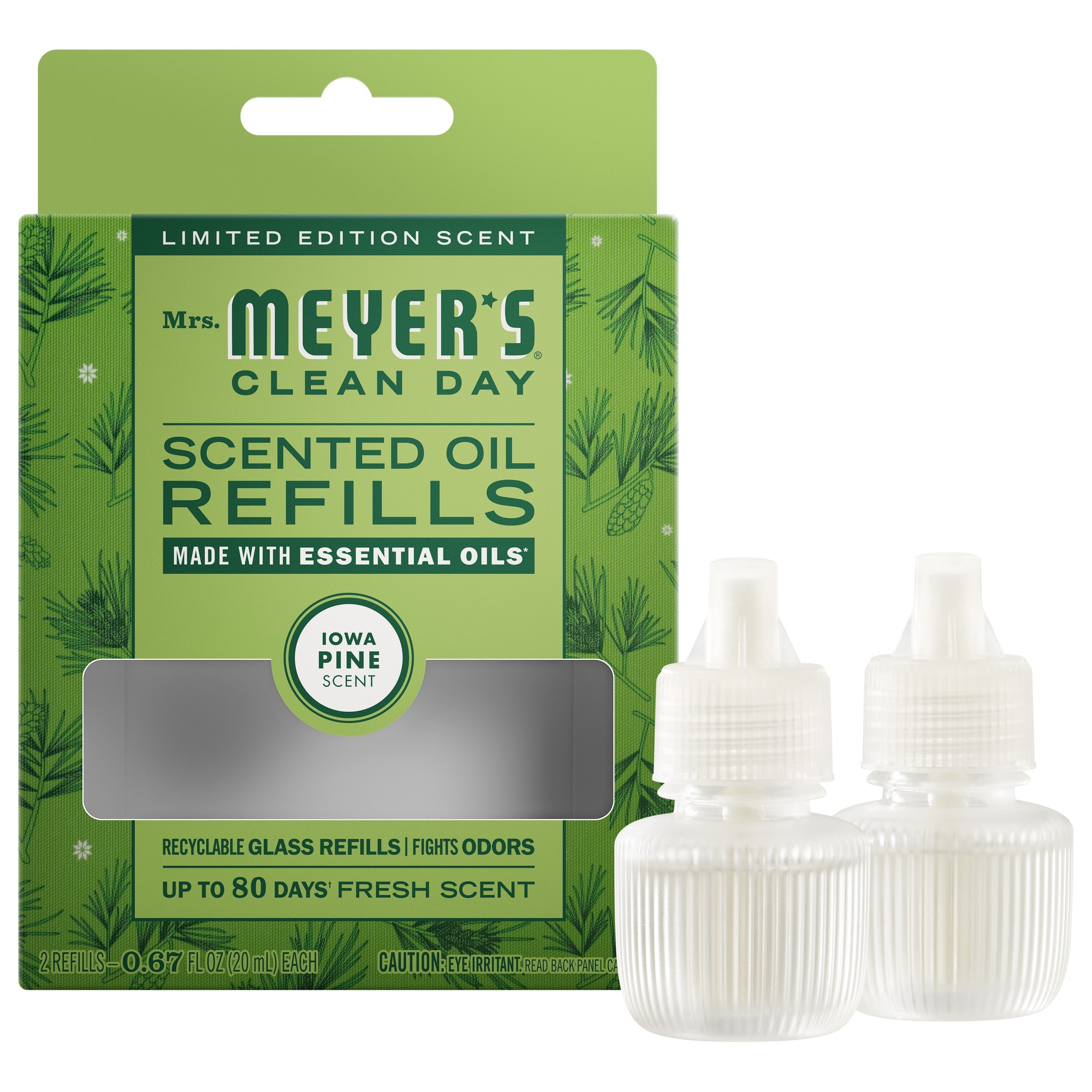 Iowa Pine Plug In Scented Oil Refill, 2-Pack - Home Fragrance