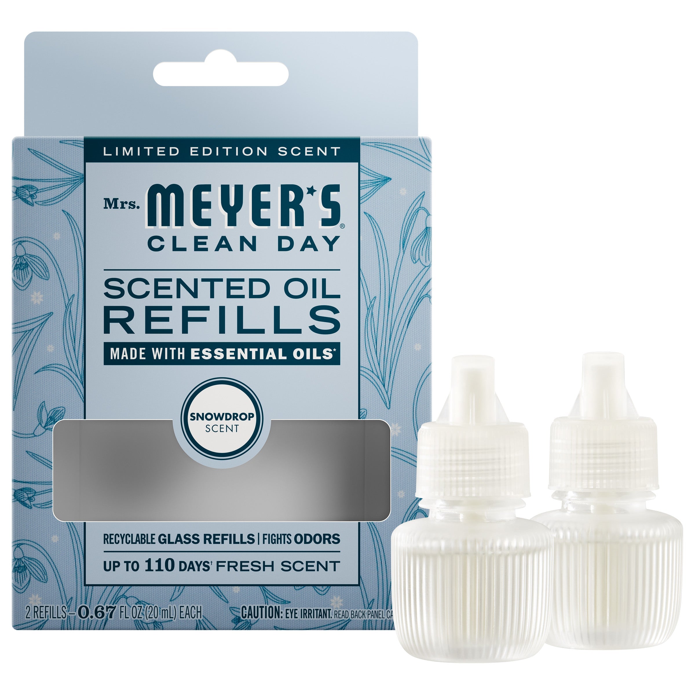 Snowdrop Plug In Scented Oil Refill, 2-Pack - Home Fragrance