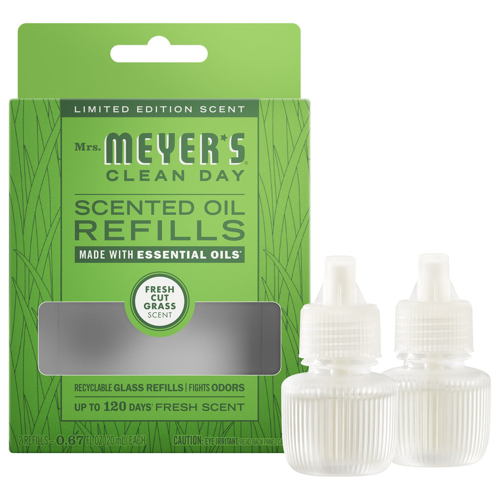 Fresh Cut Grass Plug In Scented Oil Refill, 2-Pack - Home Fragrance