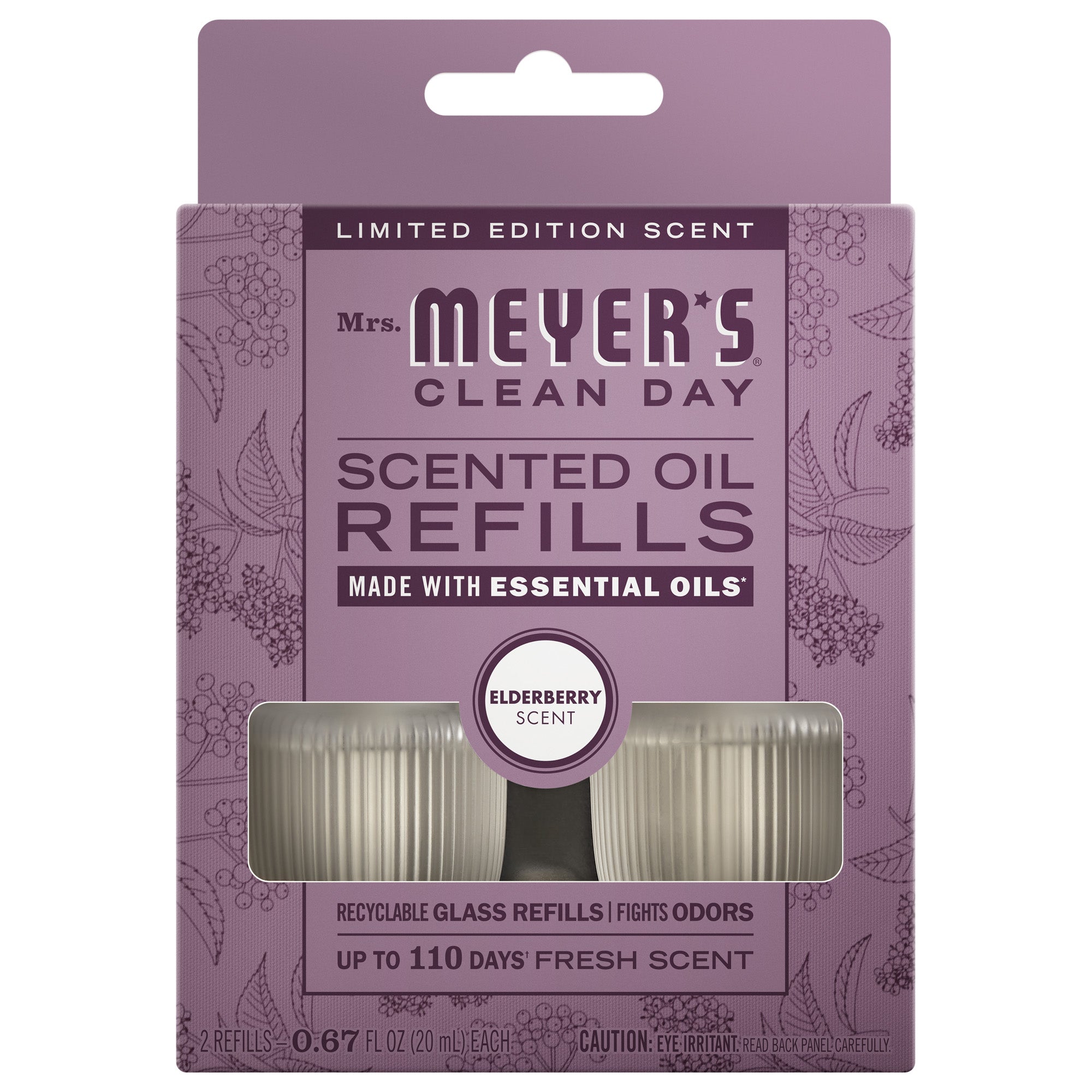 Elderberry Plug In Scented Oil Refill, 2-Pack - Home Fragrance