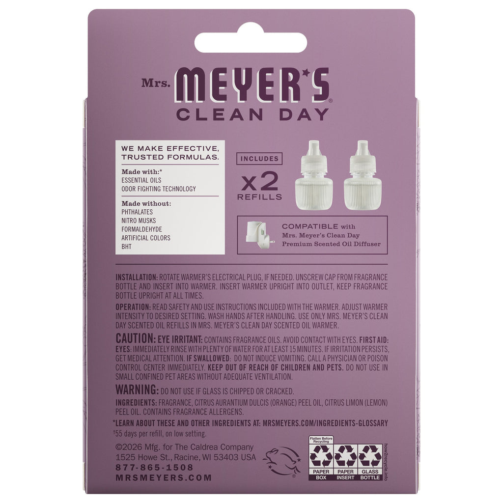 Elderberry Plug In Scented Oil Refill, 2-Pack - Home Fragrance