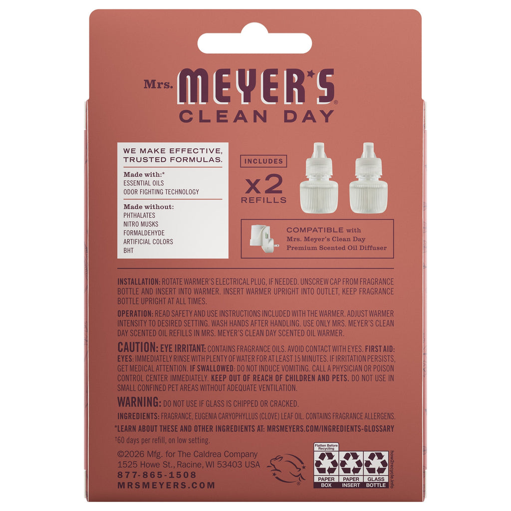 Fall Leaves Plug In Scented Oil Refill, 2-Pack - Home Fragrance