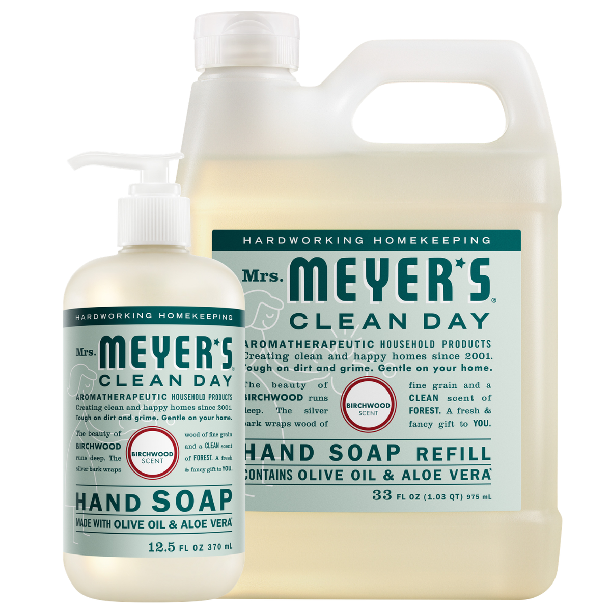 Birchwood Liquid Hand Soap & Refill Set - Hand Care