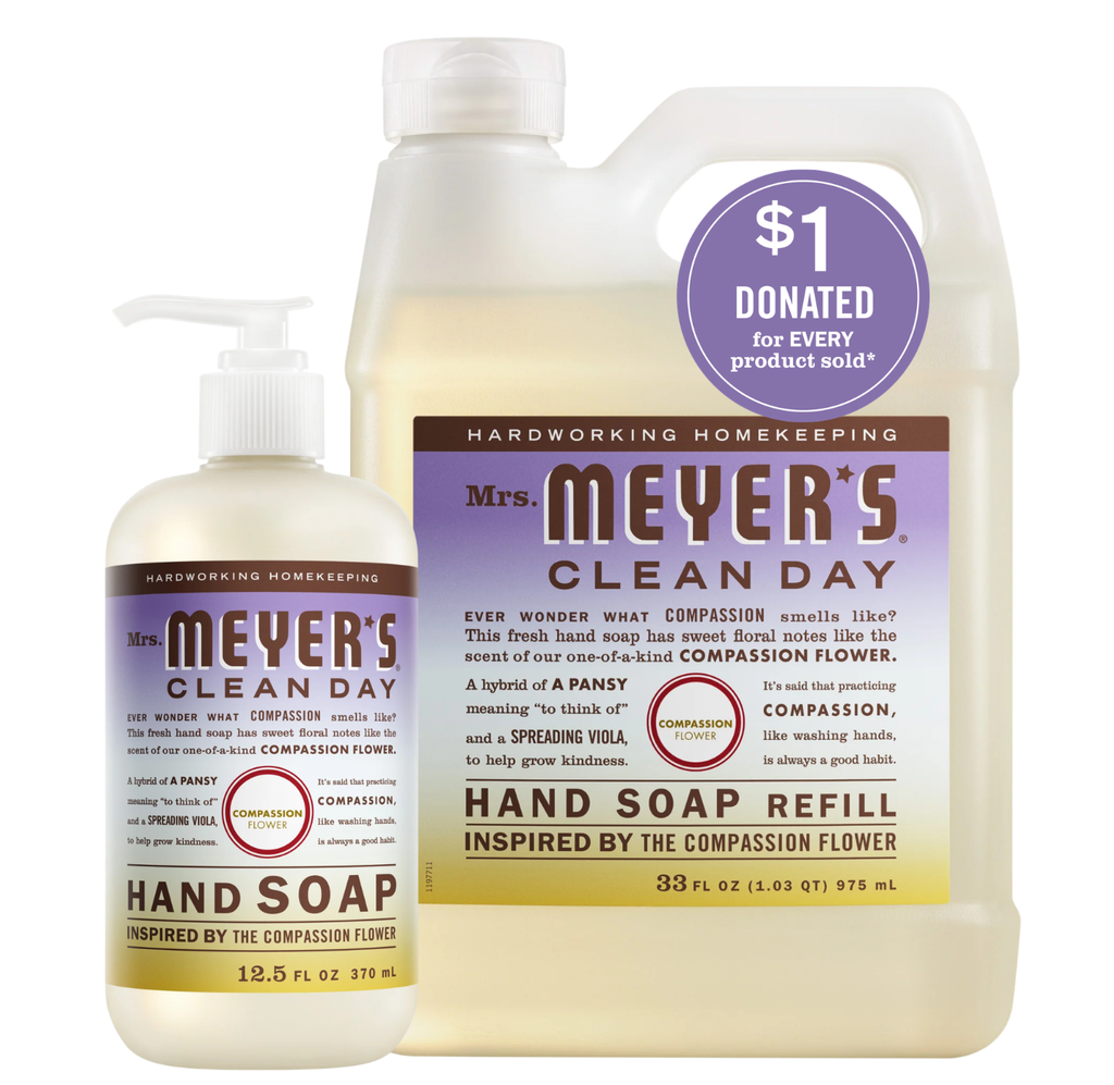 Compassion Flower Liquid Hand Soap & Refill Set - Hand Care