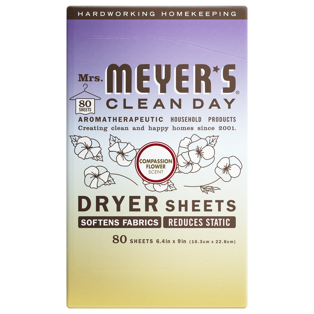 Compassion Flower Dryer Sheets - Laundry Care