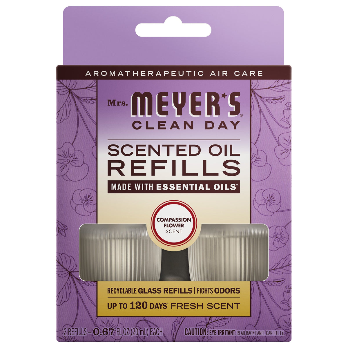 Compassion Flower Plug In Scented Oil Refill, 2-Pack - Home Fragrance