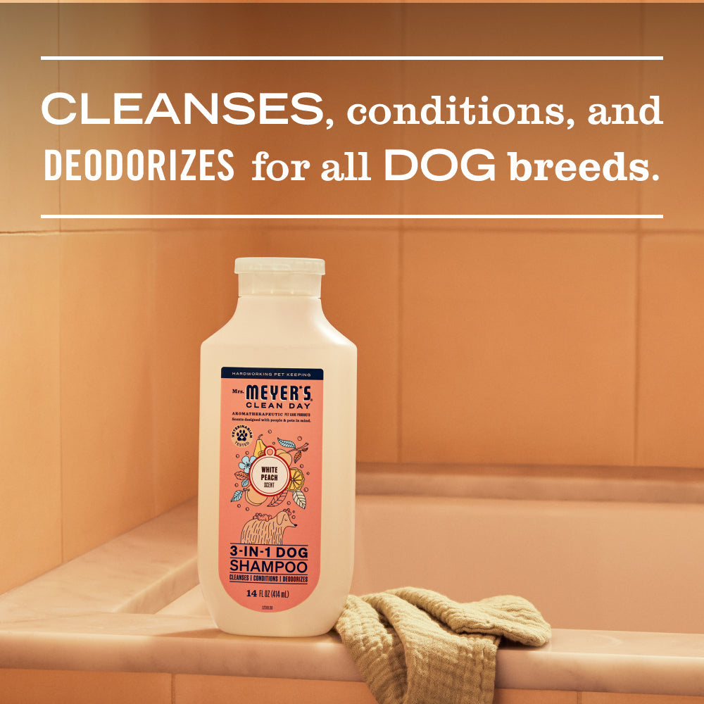 White Peach 3-in-1 Dog Shampoo - Pet Care