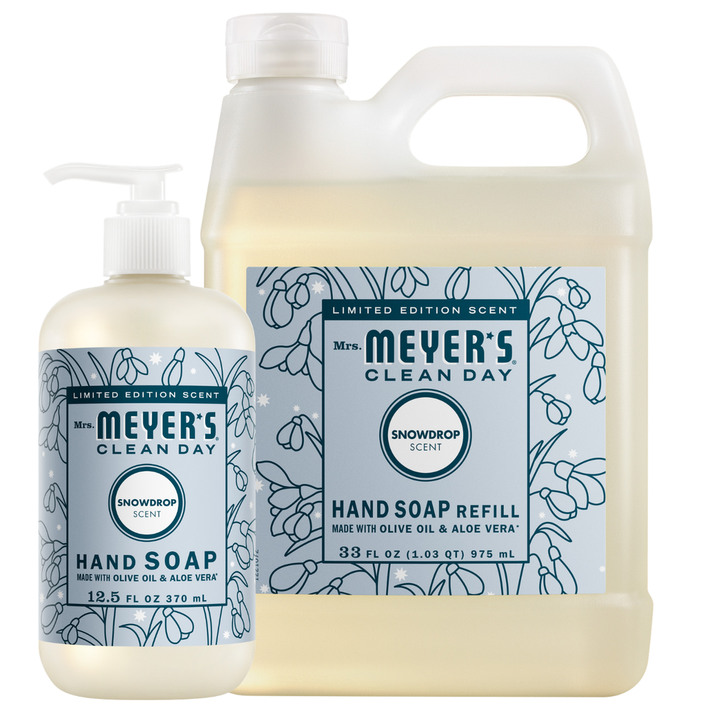 Snowdrop Liquid Hand Soap & Refill Set - Hand Care