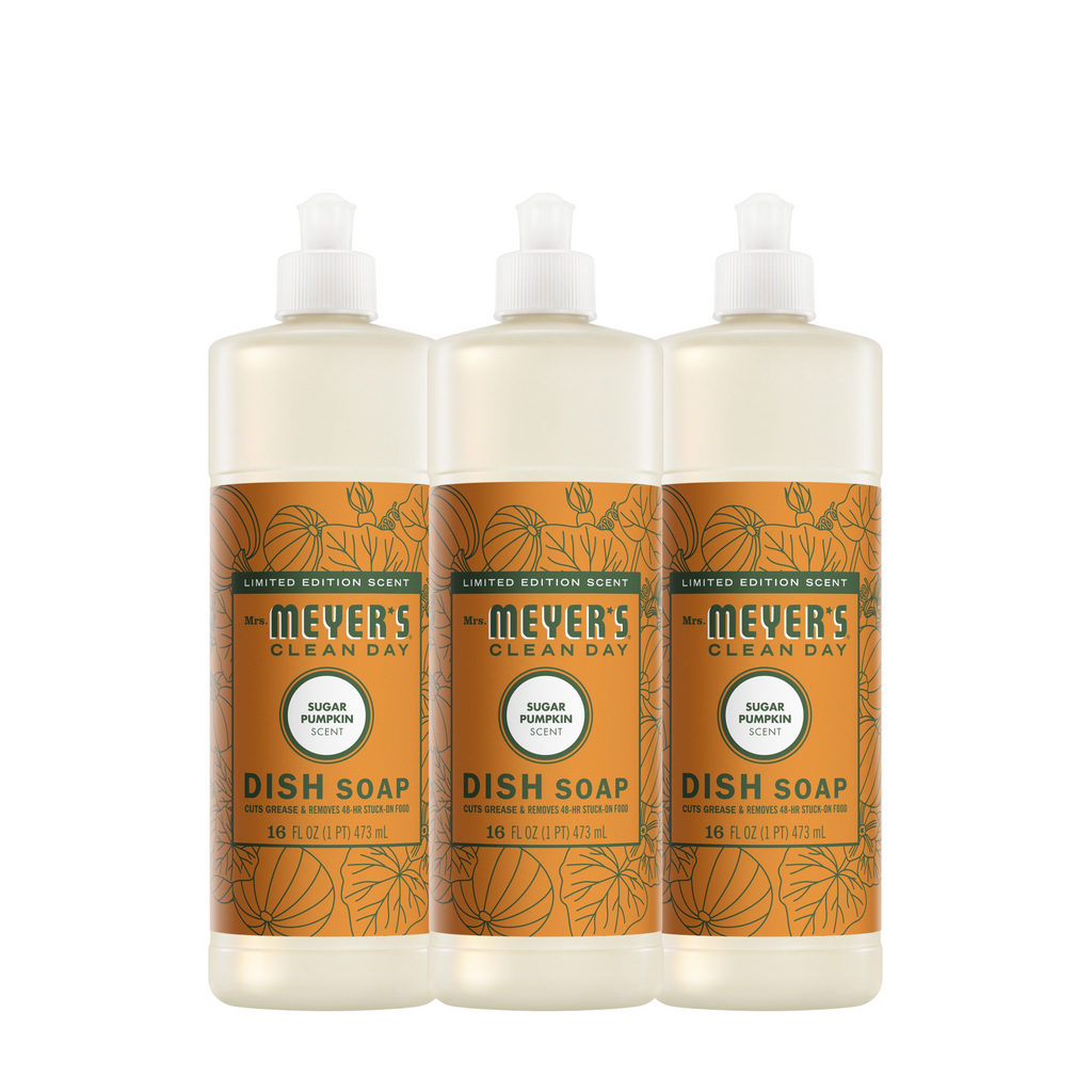 Sugar Pumpkin Dish Soap 3-count Bundle - Kitchen Care