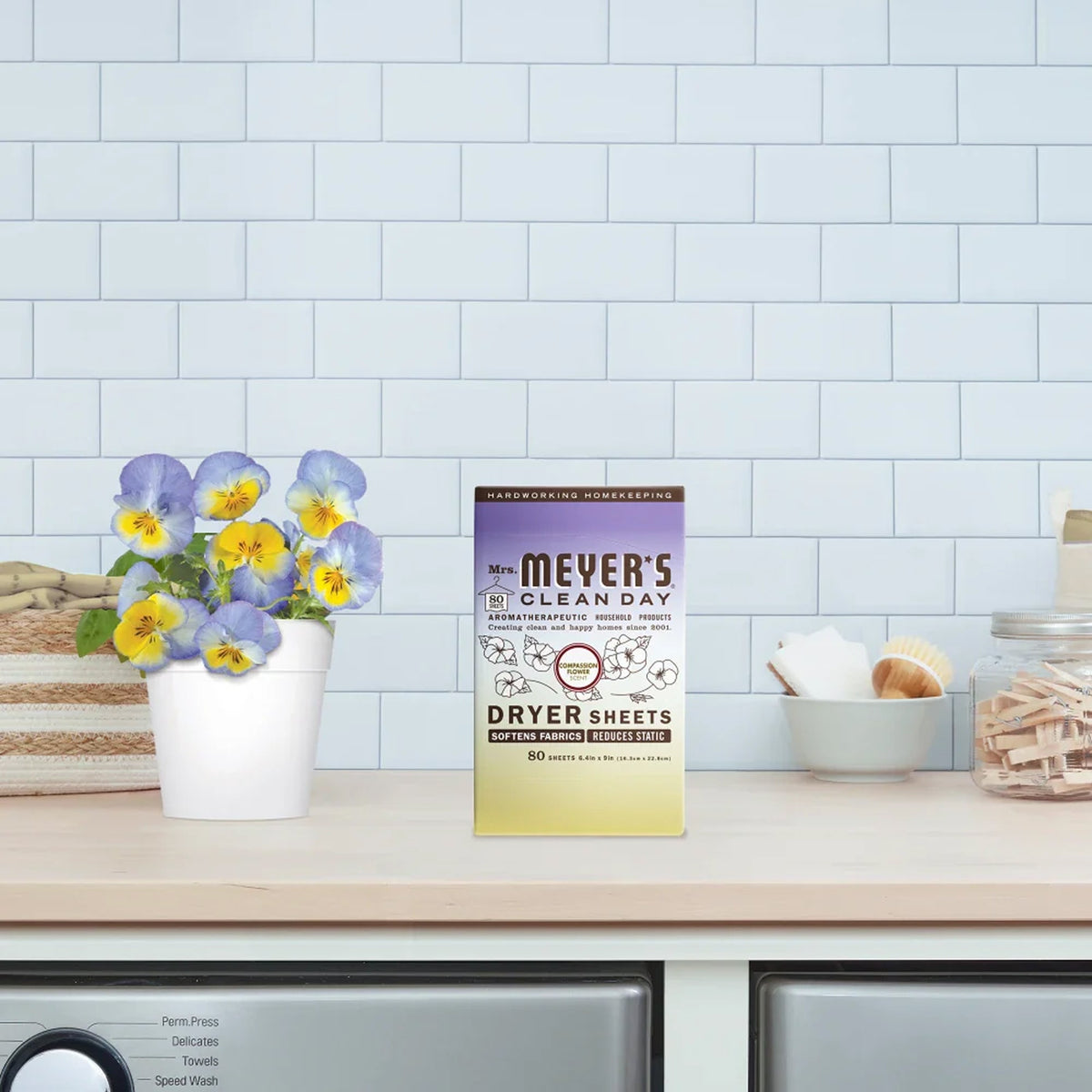 Compassion Flower Dryer Sheets - Laundry Care