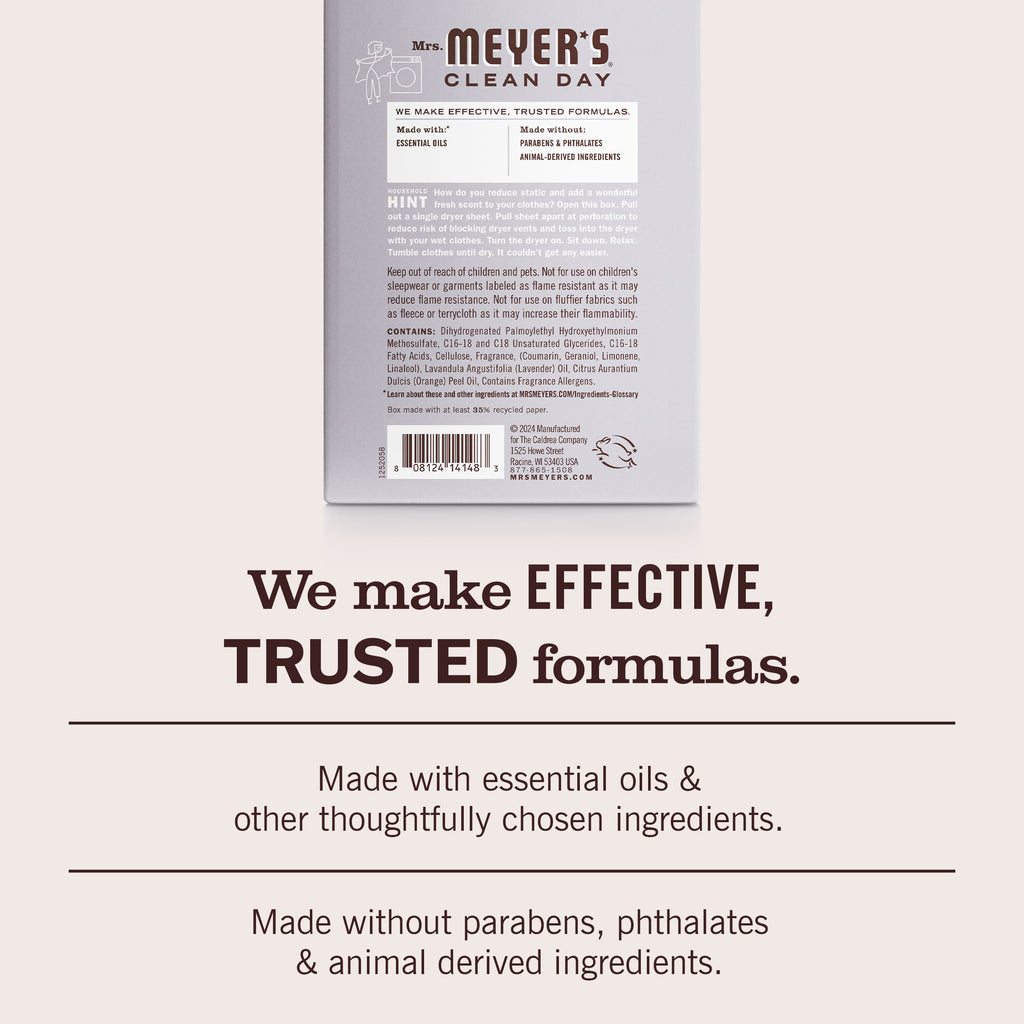 Lavender Dryer Sheets - Laundry Care