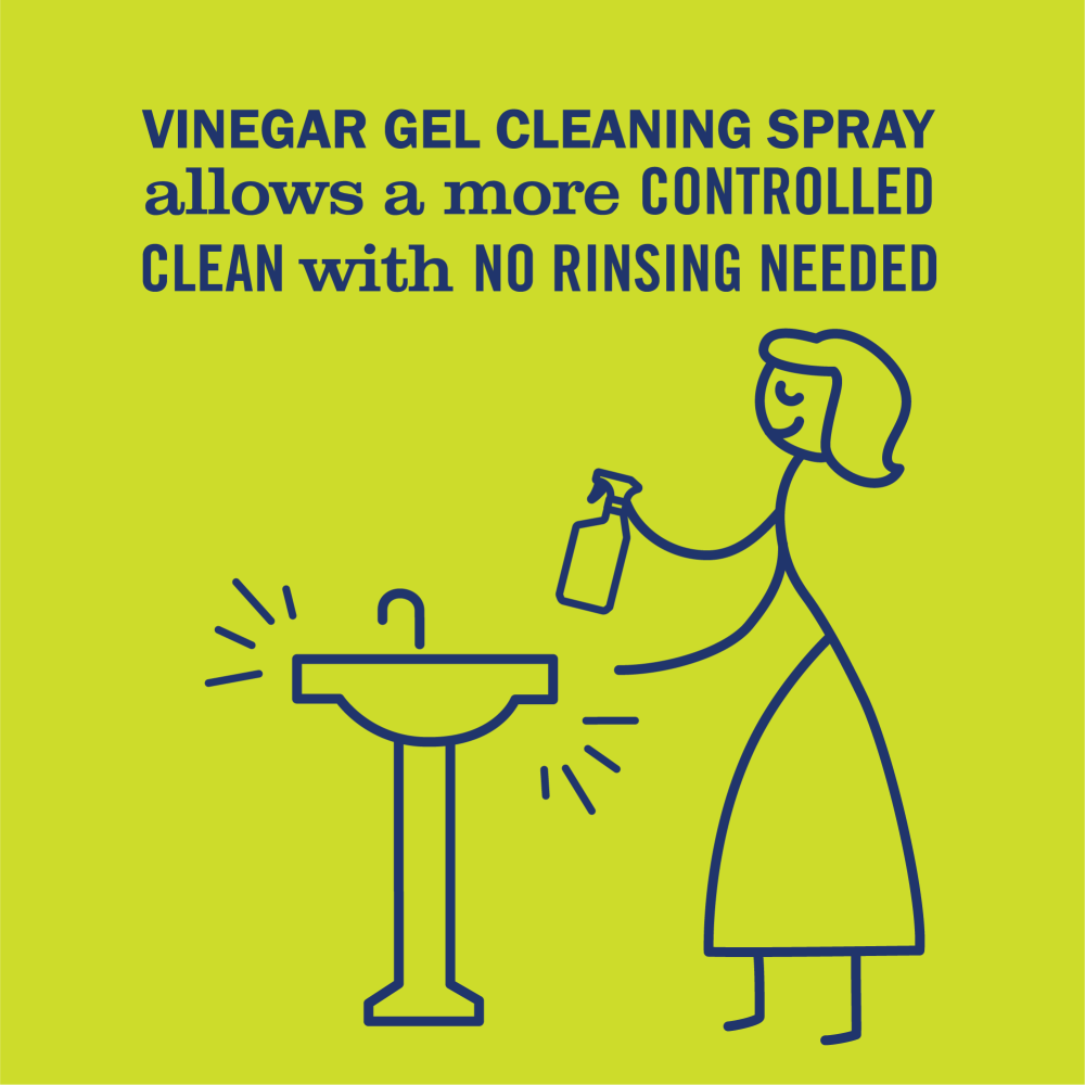 Lemon Verbena Vinegar Gel Cleaning Spray - Fresh Cleaning