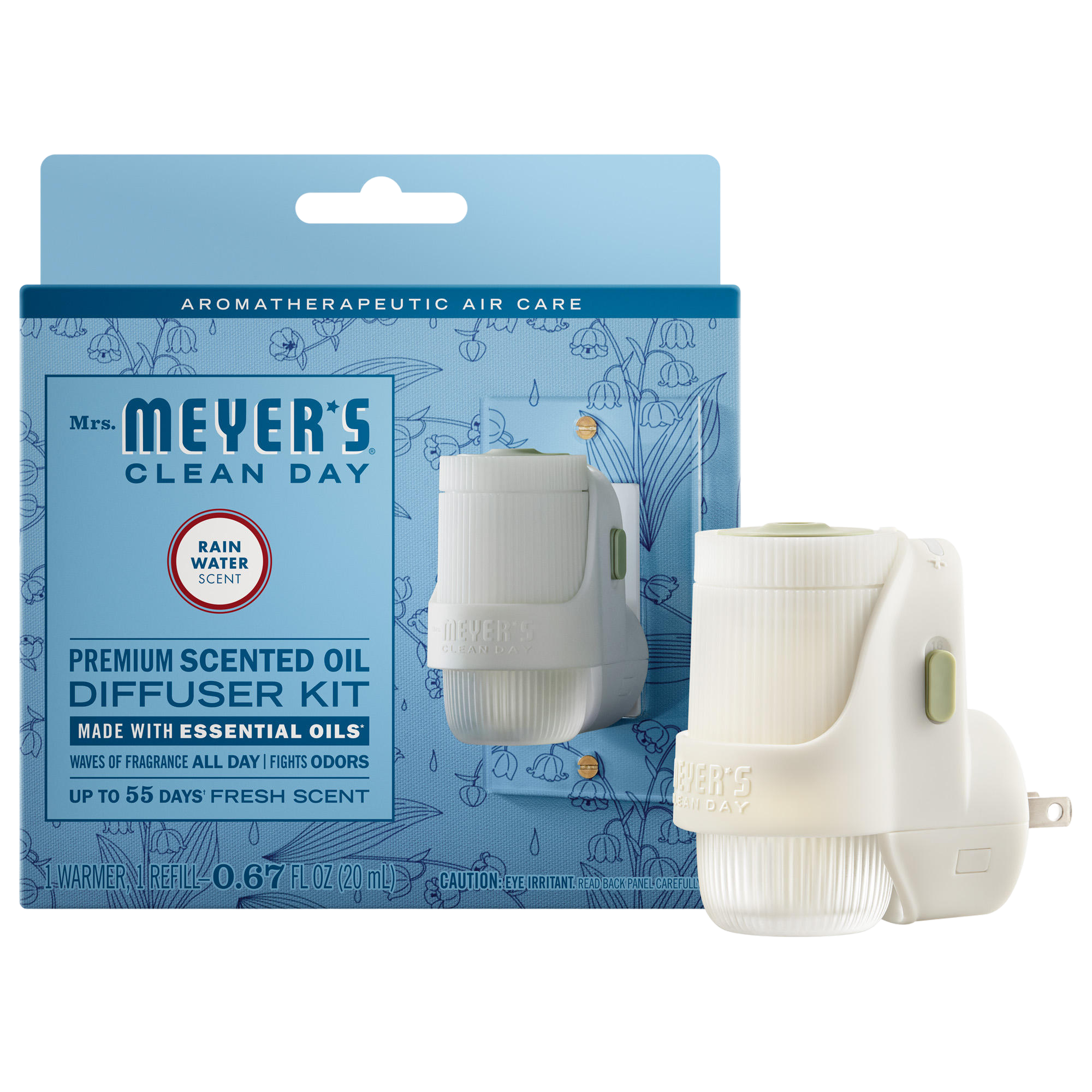 Rain Water Plug In Scented Oil Warmer With Refill - Home Fragrance