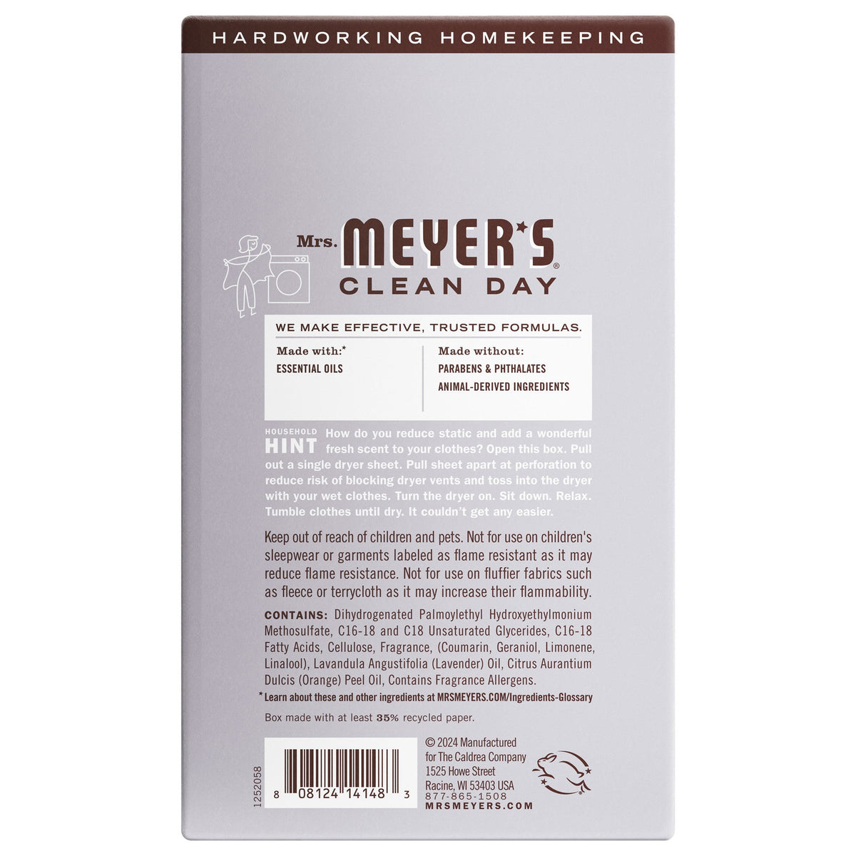 Lavender Dryer Sheets - Laundry Care