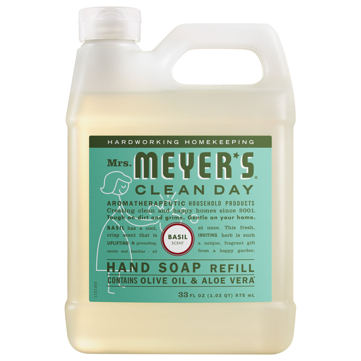 Basil Liquid Hand Soap Refill - Hand Care