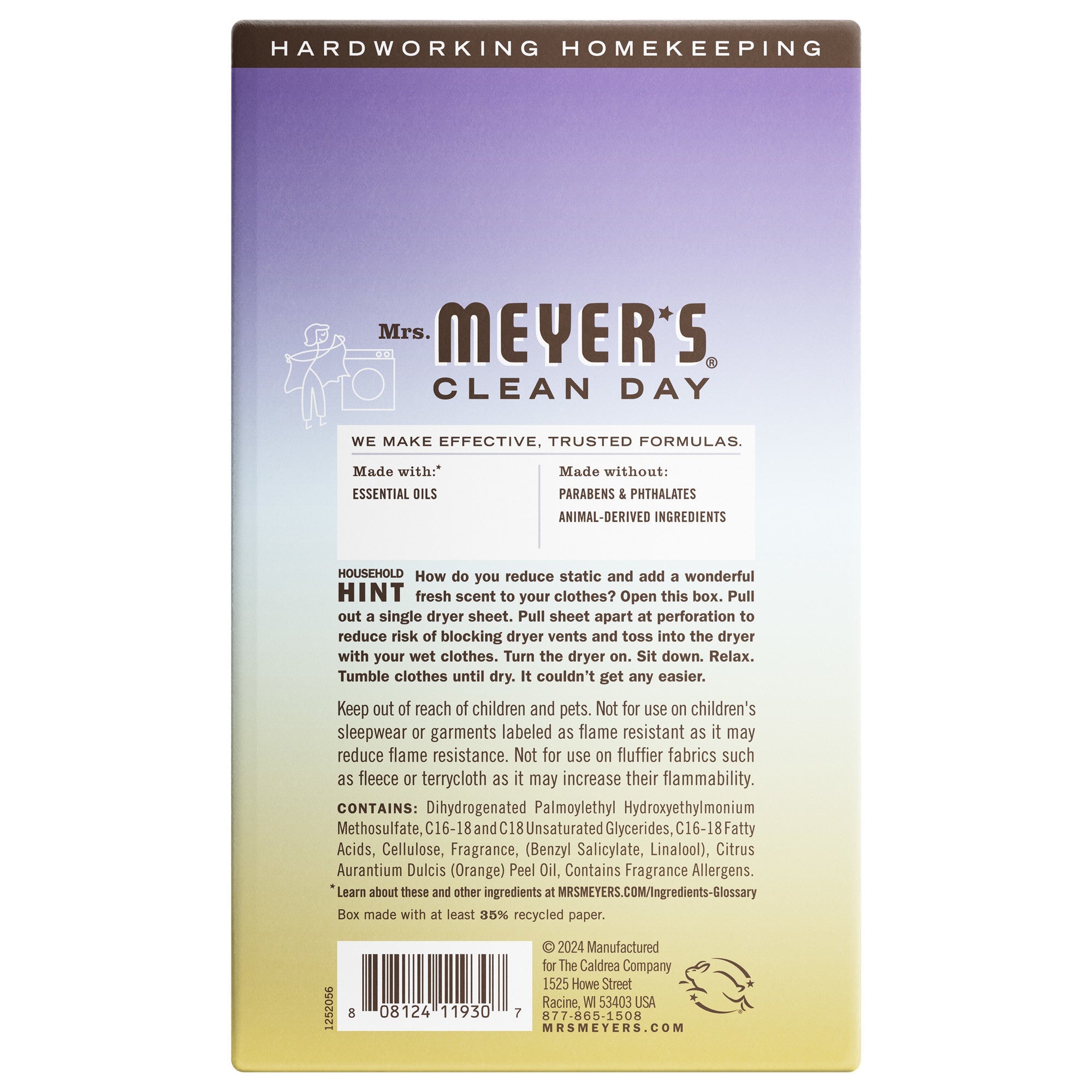 Compassion Flower Dryer Sheets - Laundry Care
