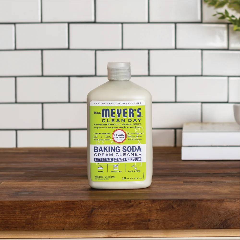 Lemon Verbena Baking Soda Cream Cleaner - 16 oz - Fresh Cleaning