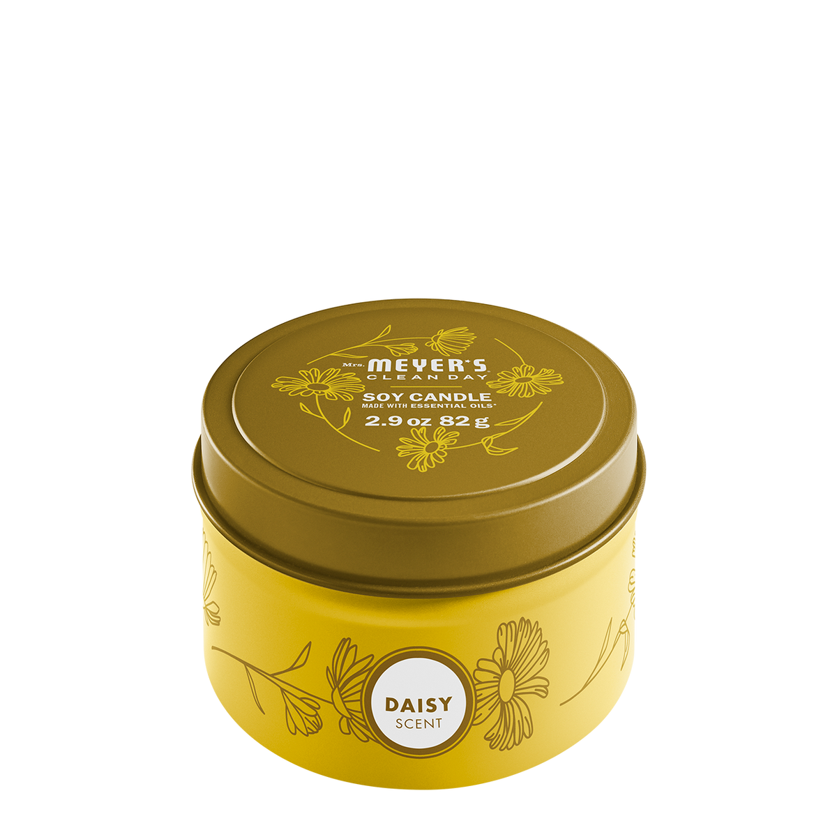 Daisy Tin Candle - Home Fragrance