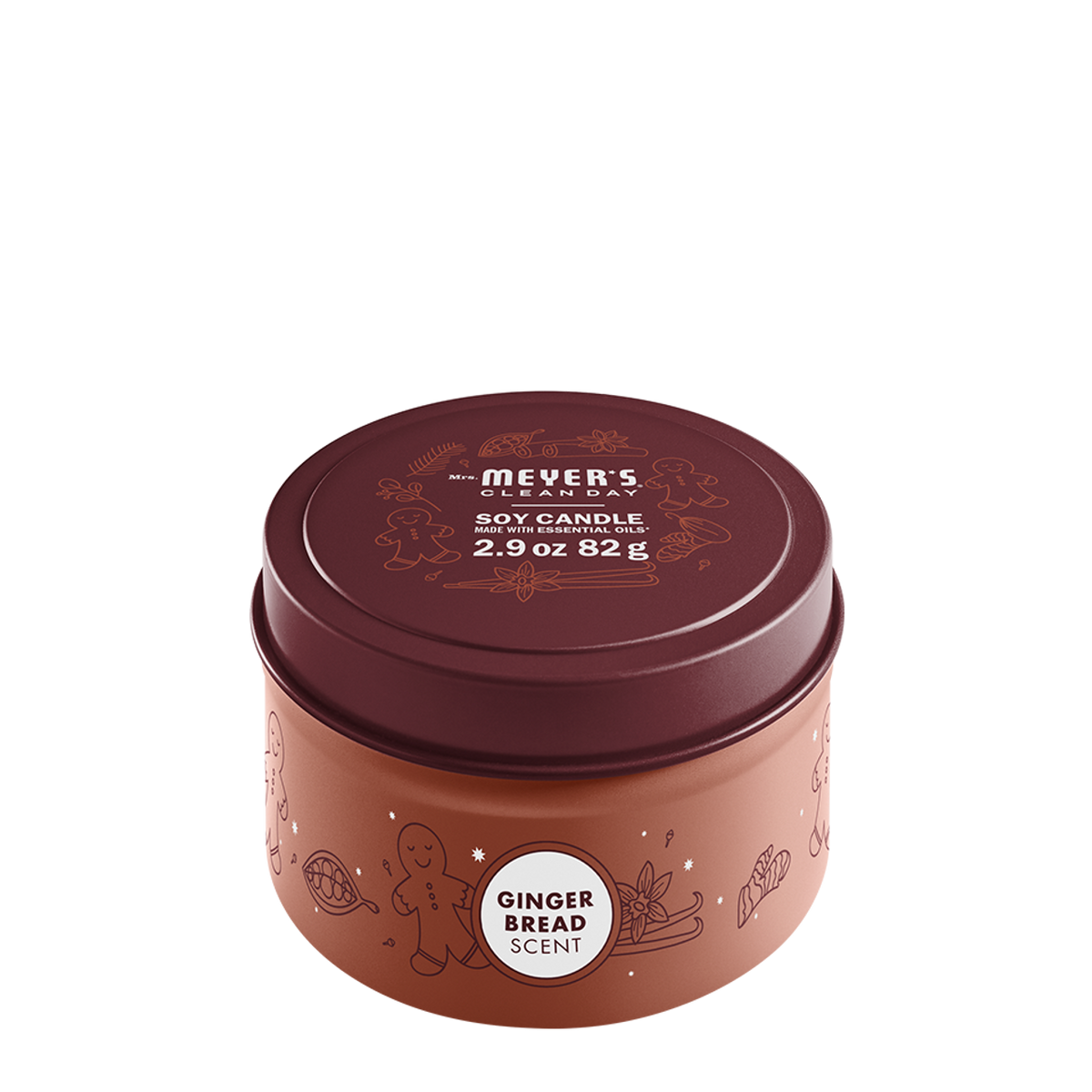 Gingerbread Tin Candle - Home Fragrance