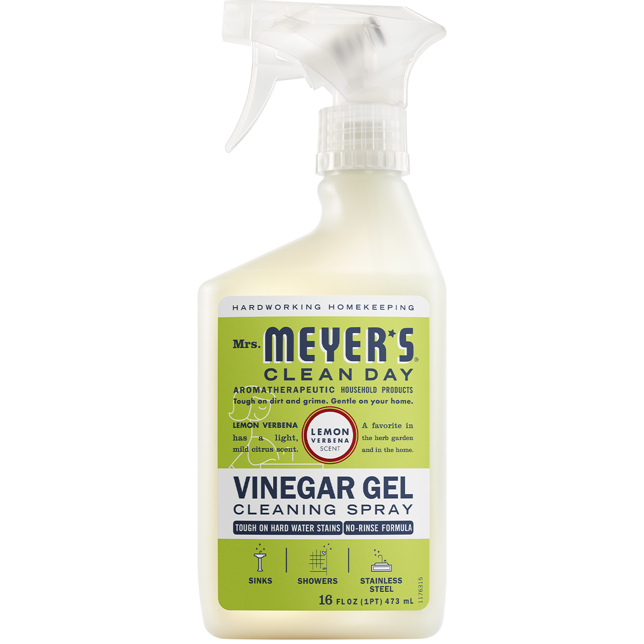 Lemon Verbena Vinegar Gel Cleaning Spray - Fresh Cleaning