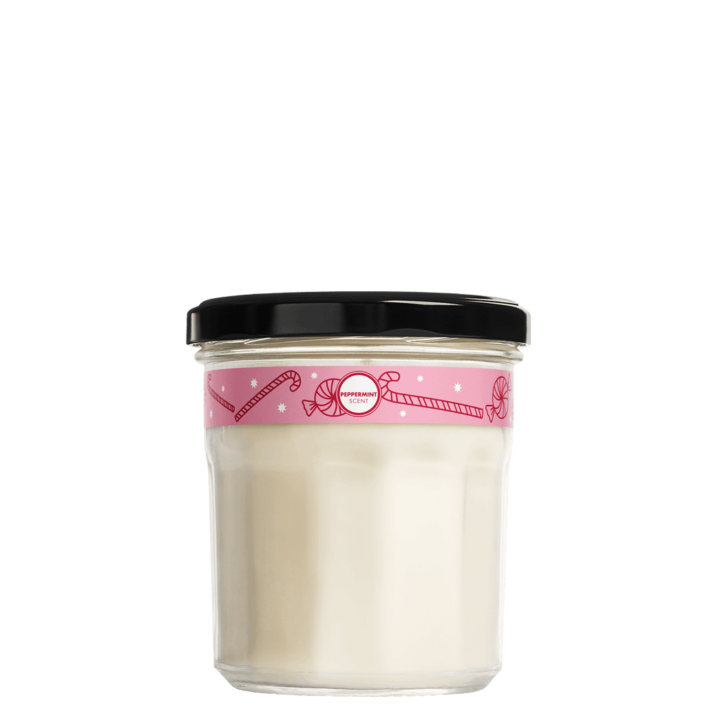 Peppermint Soy Candle Large - Home Fragrance