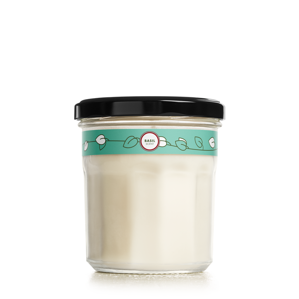 Basil Soy Candle Large - Home Fragrance