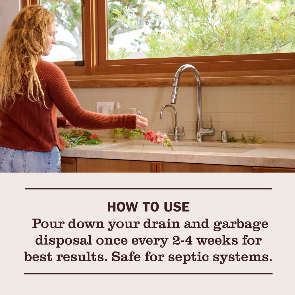 Lemon Verbena Probiotic Drain Maintenance - Fresh Cleaning