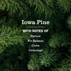 Iowa Pine Soy Candle Large - Home Fragrance
