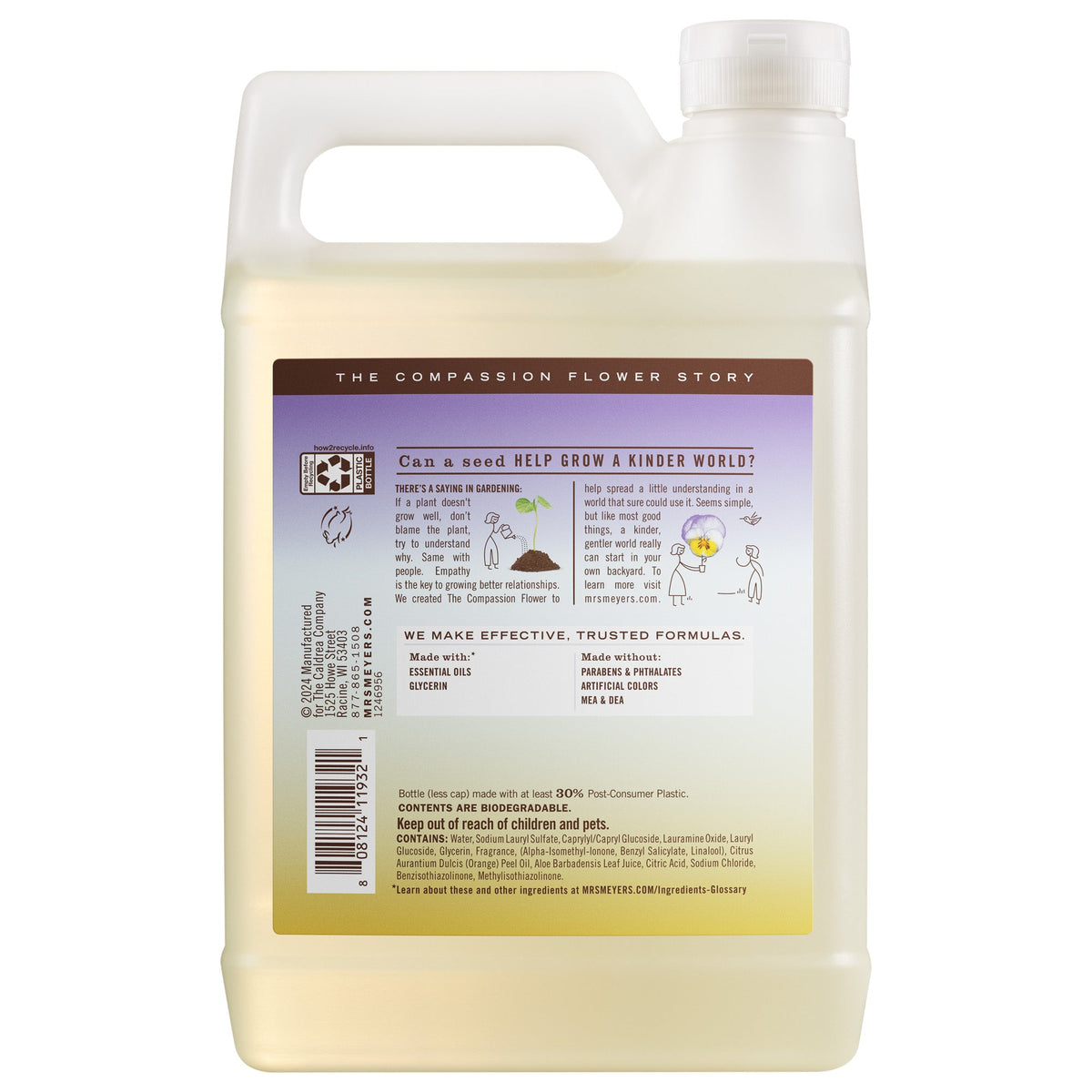 Compassion Flower Dish Soap Refill - Kitchen Care
