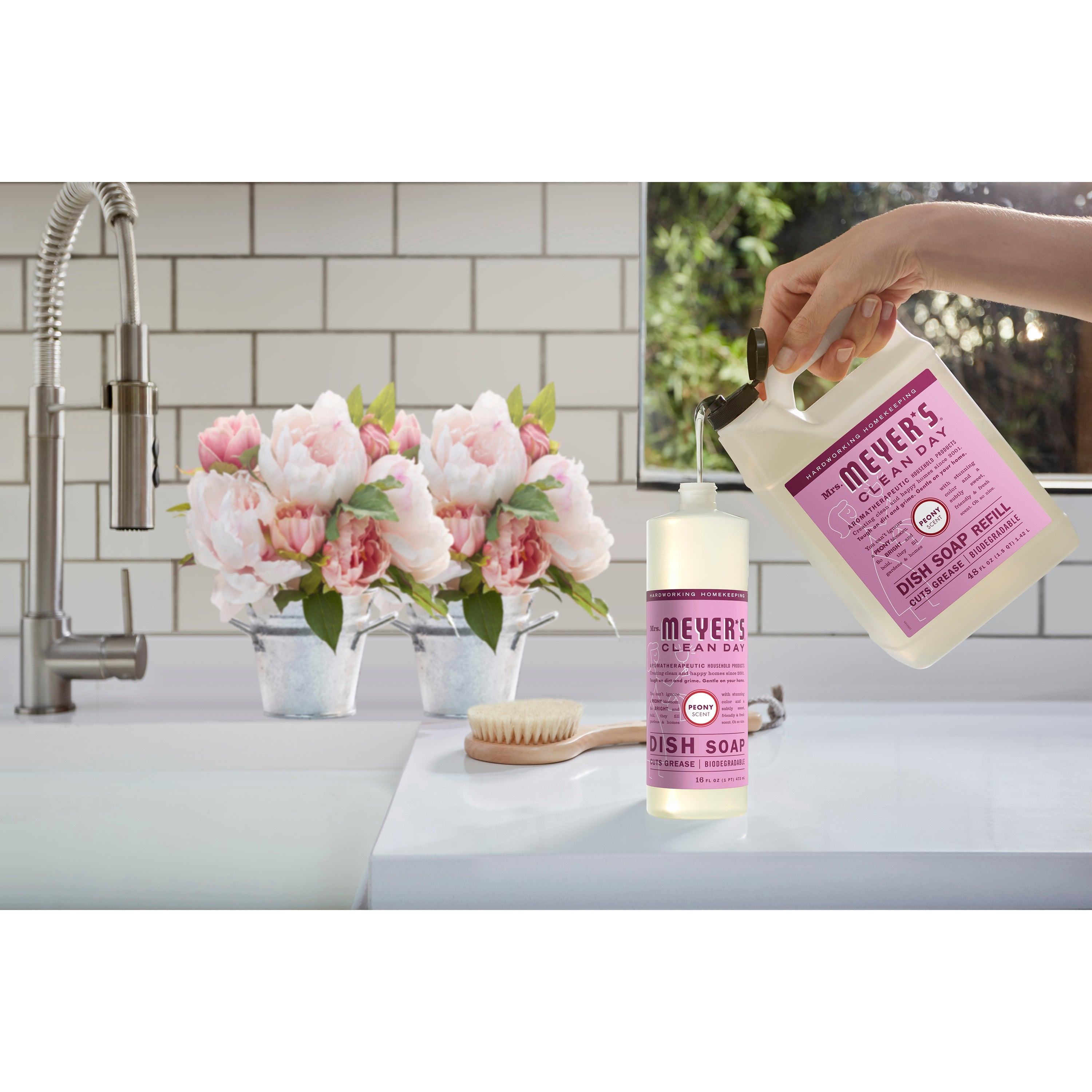 Peony Dish Soap Refill - Kitchen Care