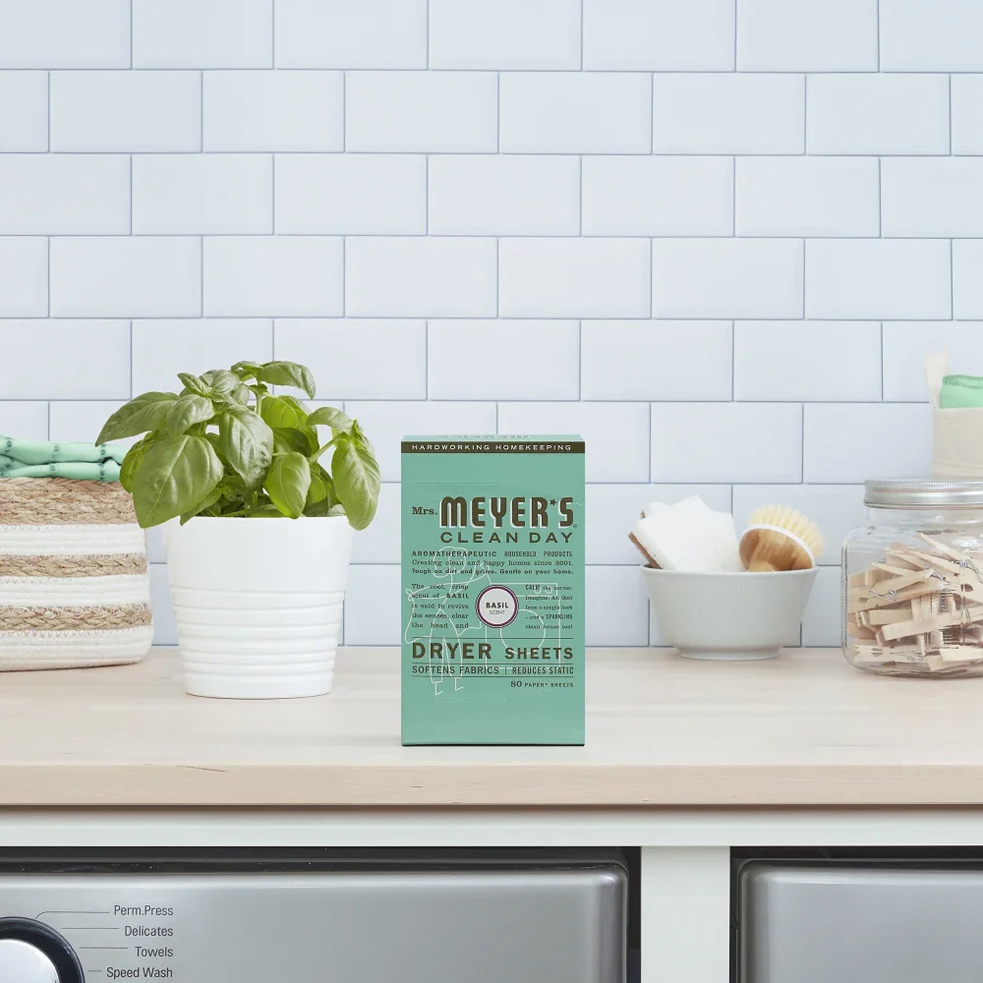 Basil Dryer Sheets - Laundry Care