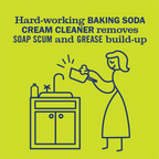 Lemon Verbena Baking Soda Cream Cleaner - 16 oz - Fresh Cleaning